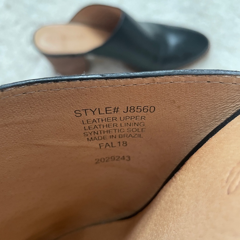 Madewell Harper Stacked Heel Mules - Picture 9 of 9